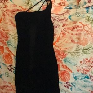 One Shoulder little Black Dress